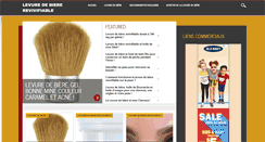 Desktop Screenshot of levure-de-biere-revivifiable.com
